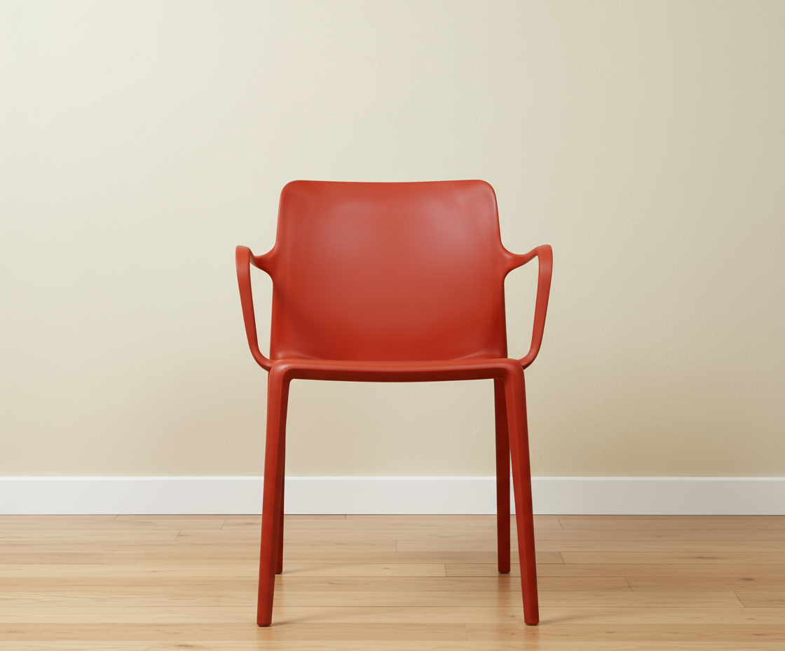 RED A651- PLASTIC CHAIR